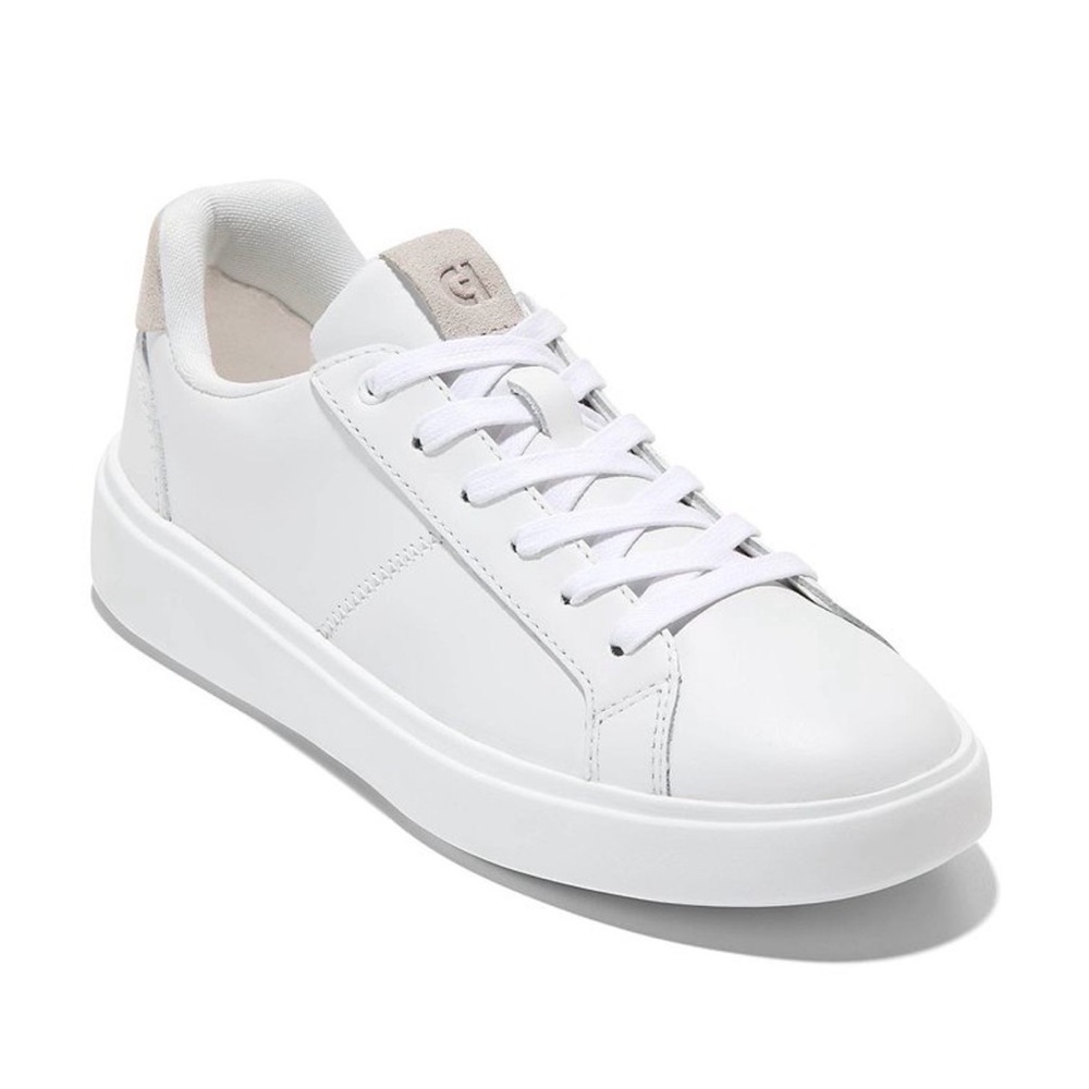 Cole Haan Women Grand Crosscourt White Leather Sneakers 8.5 - 9.5